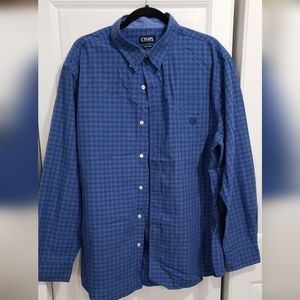 Chaps Long Sleeve Dress Shirt, XXL